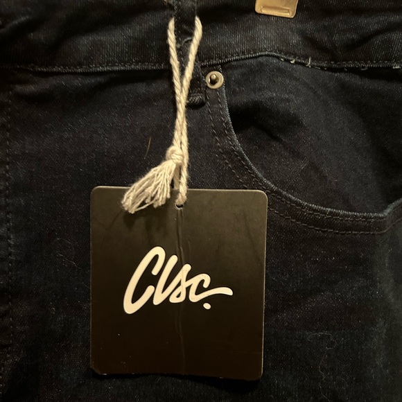Clsc Mens Dark Wash Slim Fit Jeans 40x32 - Picture 3 of 7